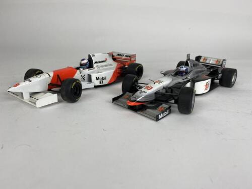 McLAREN: Two 1:18 scale McLaren F1 models produced by Paul's Model Art (NB description)