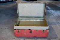 TRUNK: A large travelling trunk, lined with tray [Location: Sydney] - 4
