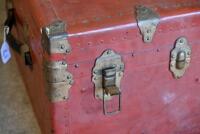 TRUNK: A large travelling trunk, lined with tray [Location: Sydney] - 6