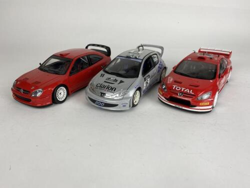 WRC: Three World Rally Car models (NB description)
