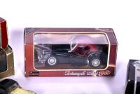 TRIUMPH: Seven die cast Triumph TR3 & TR3A models of various scales and makers, three in original boxes and three unboxed [Location: Sydney] - 4