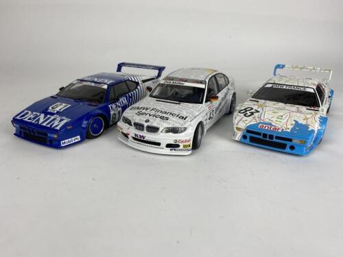 BMW: Three B.M.W racing models (NB description)