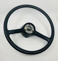 STEERING WHEEL: A two-spoke Rolls-Royce steering wheel [Location: Sydney]