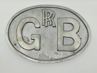 ROLLS-ROYCE CAST ALUMINIUM PLATE [Location: Sydney]