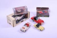 TRIUMPH: Six die cast Triumph TR2 & TR3 models of various scales and makers, three in original boxes and three unboxed [Location: Sydney] - 3