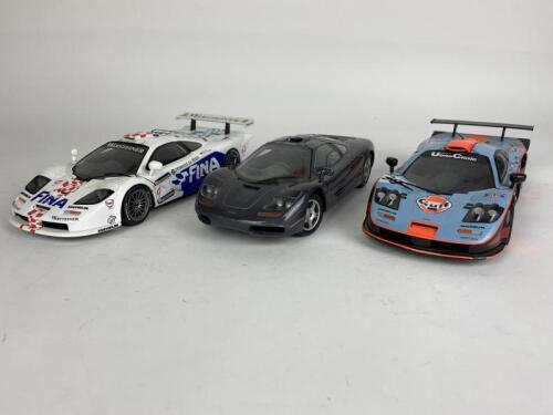 McLAREN: Three 1:18 McLaren models (NB description)