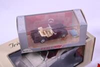 TRIUMPH: Six die cast Triumph TR2 & TR3 models of various scales and makers, three in original boxes and three unboxed [Location: Sydney] - 5