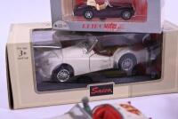 TRIUMPH: Six die cast Triumph TR2 & TR3 models of various scales and makers, three in original boxes and three unboxed [Location: Sydney] - 7