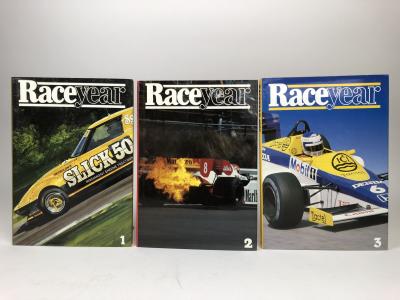 RACEYEAR: Three consecutive editions of 'Raceyear'. Years 1983 - 1985