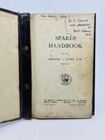 BRISTOL: An original Bristol 403 Spares Handbook [Location: Sydney] - 2