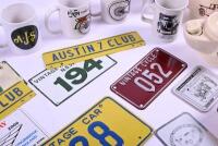 BADGES: A large collection of miscellaneous car & motorcycle badges and patches from the Eric Bourn collection [Location: Sydney] - 9