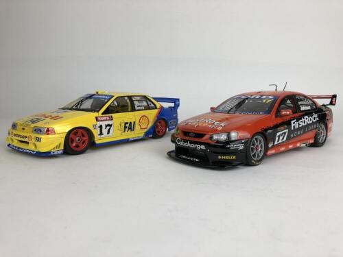 FORD: Two 1:18 scale Ford Falcon racing cars (NB description)