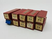 LODGE SPARK PLUG BOXES: A quantity of ten NOS Lodge Type C3 spark plug boxes in excellent condition [Location: Sydney]