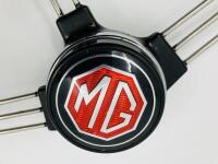 MG STEERING WHEEL: An original MGB Mark I steering wheel [Location: Sydney] - 3