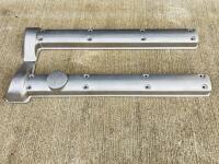JAGUAR: A pair of rare XK 3.4-litre engine cam covers, No. C2217 and No. C2218 'Studless' to suit an early production XK120 [Location: Sydney] - 2