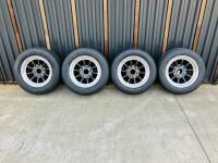 ALLOY WHEELS: A set of four alloy 'Minilite' style 15-inch wheels [Location: Sydney]