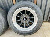 ALLOY WHEELS: A set of four alloy 'Minilite' style 15-inch wheels [Location: Sydney] - 5