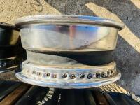JAGUAR WIRE WHEELS: A set of five Jaguar chrome wire wheel rims from a V12 E-type [Location: Sydney] - 14