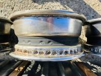 JAGUAR WIRE WHEELS: A set of five Jaguar chrome wire wheel rims from a V12 E-type [Location: Sydney] - 17