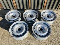 FIAT: A set of five steel 13 x 15 wheel rims [Location: Sydney]