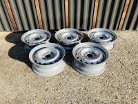 FIAT: A set of five steel 13 x 15 wheel rims [Location: Sydney] - 2