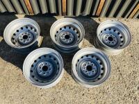FIAT: A set of five steel 13 x 15 wheel rims [Location: Sydney] - 9