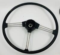 MG: An MGB steering wheel [Location: Sydney]