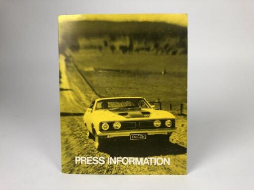 FORD: A 1973 XB Ford Falcon/ZG Ford Fairlane Press Information Kit