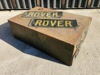 ROVER: A steel chest of drawers containing miscellaneous parts from a 1950s Rover [Location: Sydney]