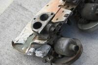 AUSTIN-HEALEY: A triple carburettor set-up to suit 3000 BN7 or BT7 models, including a crack-tested 12-port cylinder head that has never been machined, inlet valves, inlet and exhaust manifolds, triple carburettors, air cleaners and rocker cover. [Locatio - 17