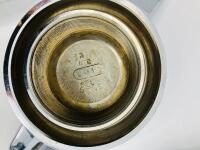 KNOCK ON SPINNERS: A set of six chrome twin ear knock-on spinners [Location: Sydney] - 7