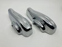 AUSTIN-HEALEY: A pair of re-chromed bumper overriders to suit a 100 Six or 3000 models [Location: Sydney]