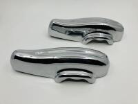 AUSTIN-HEALEY: A pair of re-chromed bumper overriders to suit a 100 Six or 3000 models [Location: Sydney] - 3