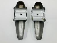 AUSTIN-HEALEY: A pair of re-chromed bumper overriders to suit a 100 Six or 3000 models [Location: Sydney] - 4