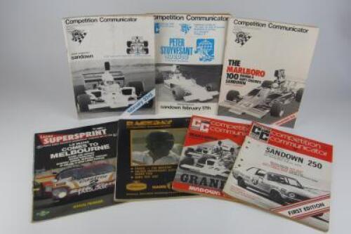 SANDOWN: Seven racing programmes from Sandown Park