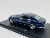 BENTLEY: A 1:43 scale model by Kyosho of the Mulsanne Speed in Marlin Blue, in original packaging [Location: Sydney] - 7