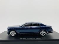 BENTLEY: A 1:43 scale model by Kyosho of the Mulsanne Speed in Marlin Blue, in original packaging [Location: Sydney] - 8
