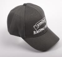 VINCENT: A pair of grey 'The Vincent Racing Team' caps, adjustable, One size fits most'&nbsp;[Location: Melbourne] - 2