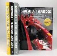 FORMULA 1: Four editions of 'Formula 1 Yearbook'. 2000-2001 to 2004-2005