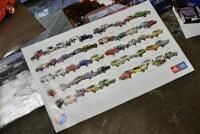 HOLDEN: A collection of unframed Commodore Crazy posters plus a 50th Anniversary poster depicting the model history of Holden-GM-H - 2