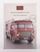 FERRARI: A CMR, 1:18 scale model, 1957 Fiat 642 Bartoletti Ferrari race car transporter, model No. CMR140 - 2