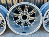 ALLOY WHEELS: A set of Compomotive 'Minilite' style alloy wheels, 15 x 7.00 from a racing Jaguar Mark II [Location: Sydney] - 5