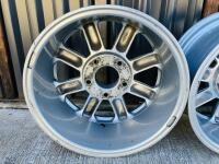 ALLOY WHEELS: A set of Compomotive 'Minilite' style alloy wheels, 15 x 7.00 from a racing Jaguar Mark II [Location: Sydney] - 7