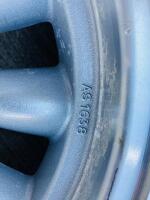 ALLOY WHEELS: A set of four Performance 'Minilite' style 15 x 7.00 alloy wheels, stamped AS1638, from a racing Jaguar Mark II [Location: Sydney] - 4