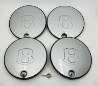 BENTLEY: A set of four Turbo R 15-inch alloy wheel centre caps [Location: Sydney]