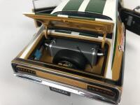 CHRYSLER: Three 1:18 scale Chrysler Valiant Charger racing cars produced by Classic Cars (NB description) - 15