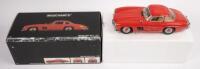 MERCEDES BENZ 300SL GULLWING: A 1:18 scale 1954&nbsp;Mercedes Benz 300 SL "Gullwing", finished in red&nbsp;paintwork