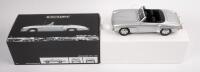 MERCEDES BENZ 190SL: A 1:18 scale 1955&nbsp;Mercedes Benz 190&nbsp;SL roadster, finished in silver&nbsp;paintwork