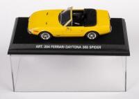 FERRARI DAYTONA:&nbsp;A 1:43 scale Ferrari daytona 365 spider,&nbsp;finished in yellow&nbsp;paintwork