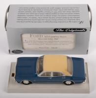 FORD XT FAIRMONT:&nbsp;A 1:43 scale Ford XT Fairmont sedan, finished in blue&nbsp;paintwork